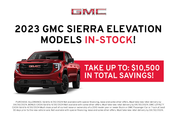 2023 GMC Sierra Elevation Models