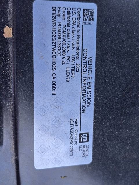 2023 Chevrolet Corvette Stingray 1LT