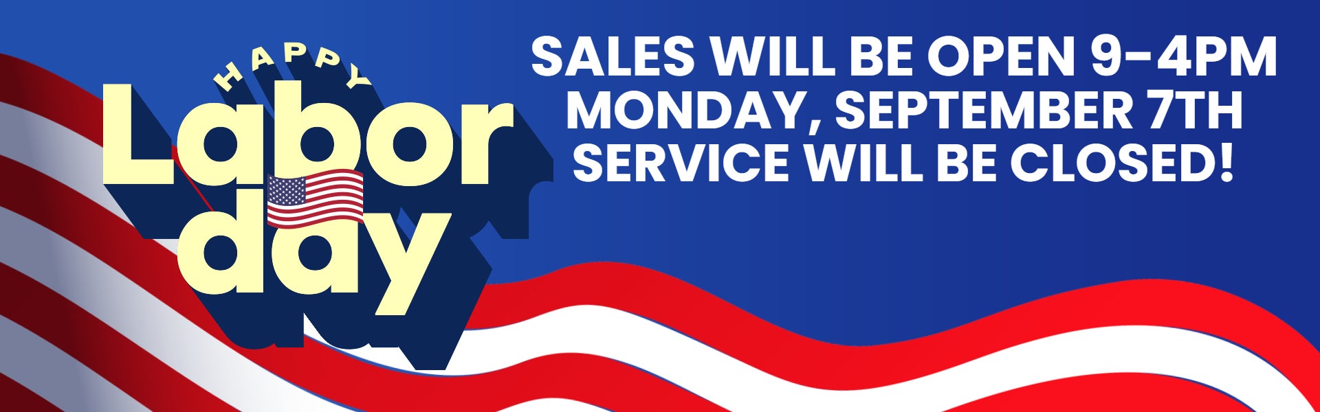 Labor Day Hours