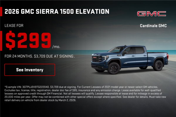 2026 GMC Sierra 1500 Elevation