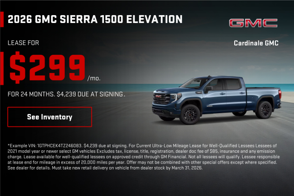 2026 GMC Sierra 1500 Elevation