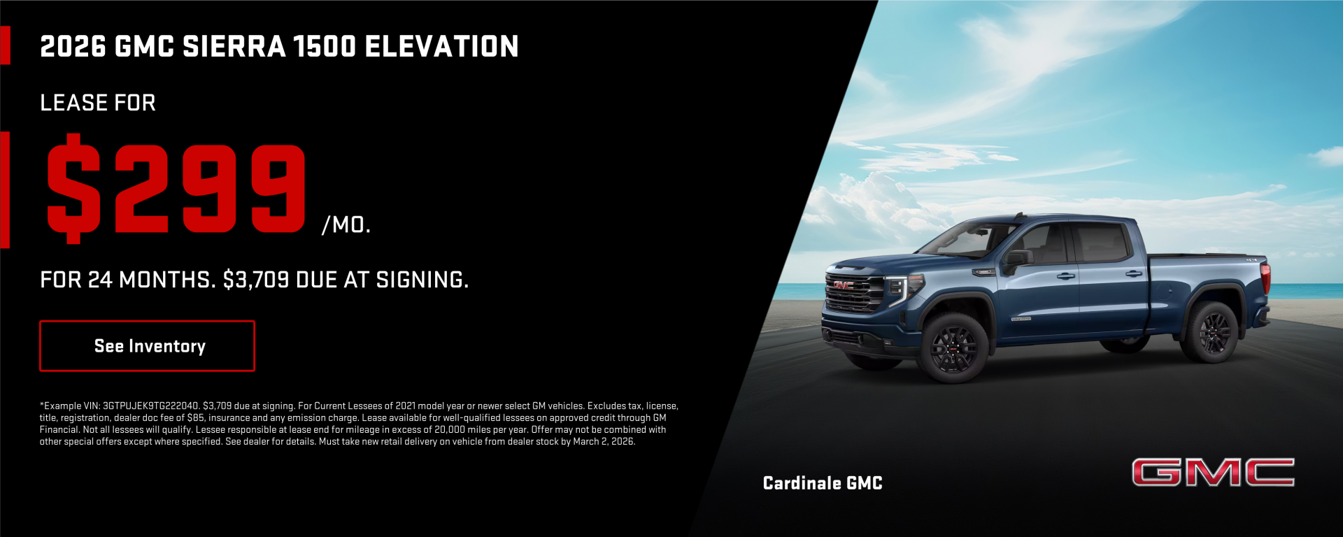 2026 GMC Sierra 1500 Elevation