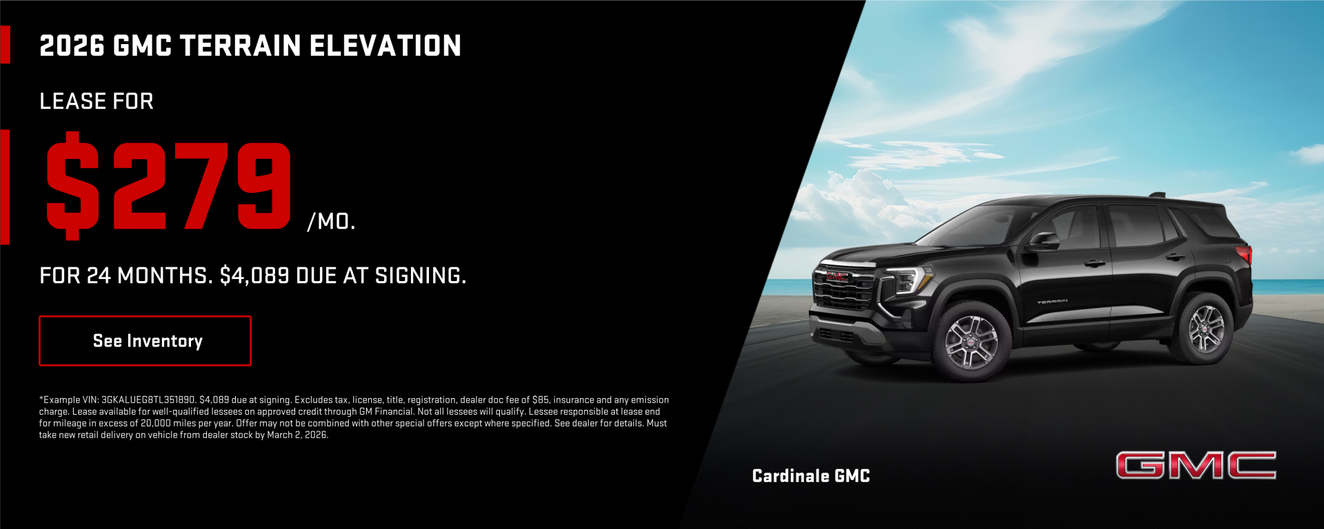 2026 GMC Terrain Elevation
