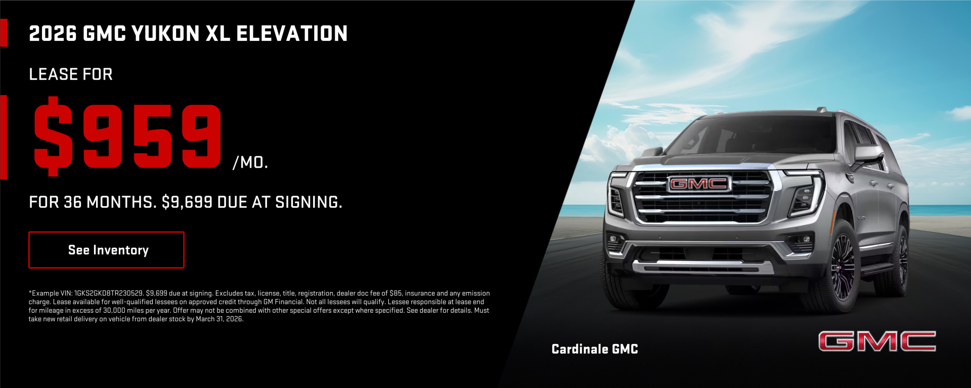 2026 GMC Yukon XL Elevation